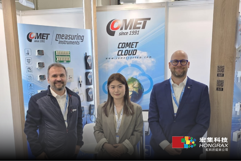Comet System展位合影